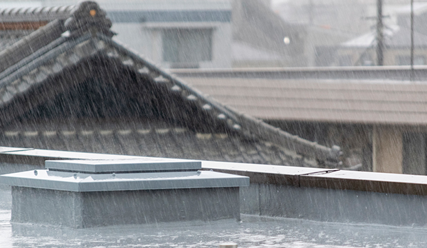 雨水の侵入を防ぐ
