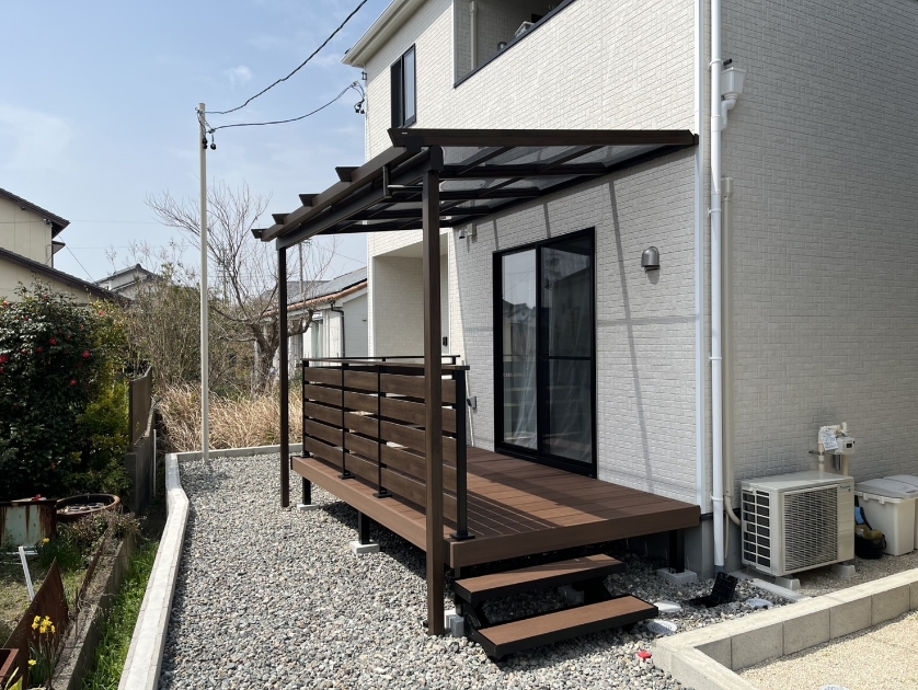 ウッドデッキ工事(施工後)