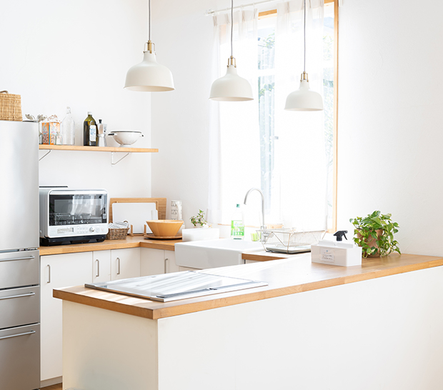 U型 (コの字)キッチン